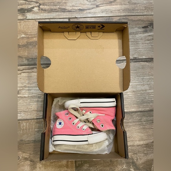 Converse Other - Pink Toddler Converse Chuck Taylors - WITH BOX